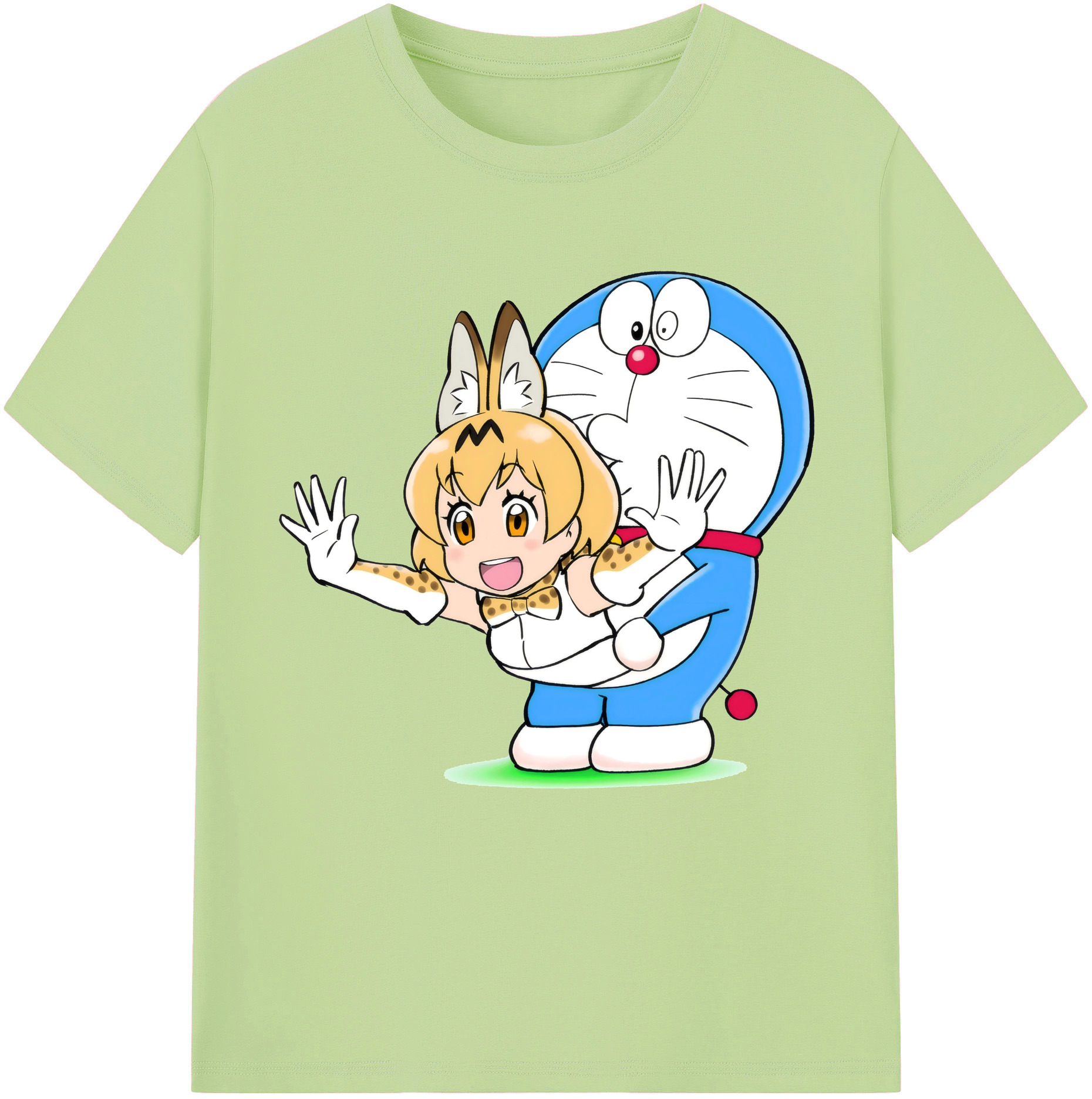 （画像用） ドラえもん Doraemon 綿100％半袖Tシャツ（フロントプリント）